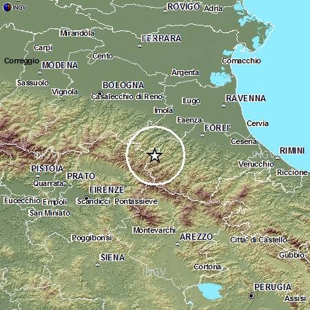 Terremoto. Scossa ben avvertita tra Palazzuolo, Marradi, San Godenzo