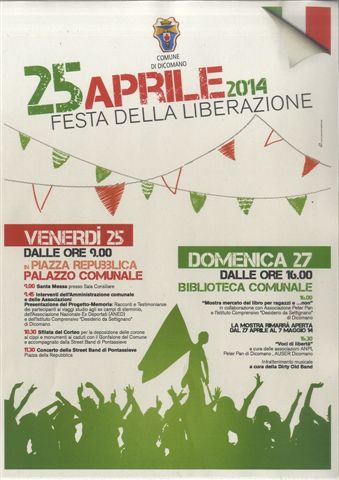 Dicomano. Due iniziative per festeggiare la Liberazione