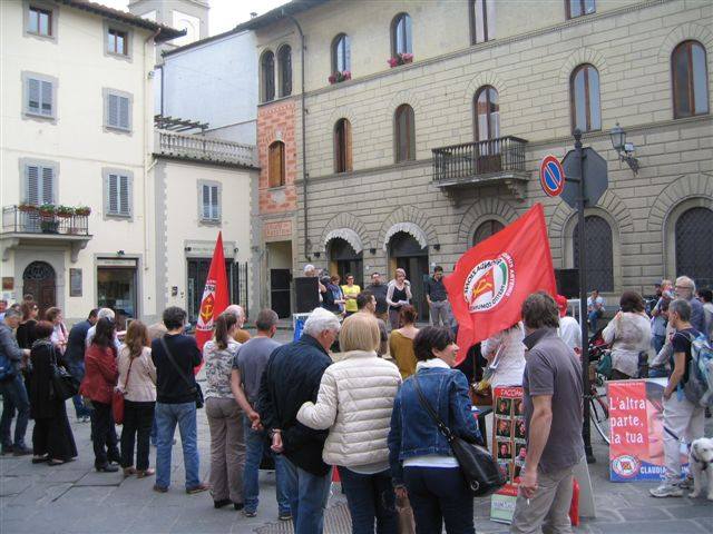 L’Altra Borgo-Rifondazione Comunista, la lista si presenta in piazza