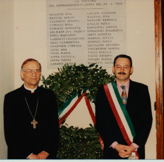 25 maggio '44: il bombardamento di Ronta. La commemorazione