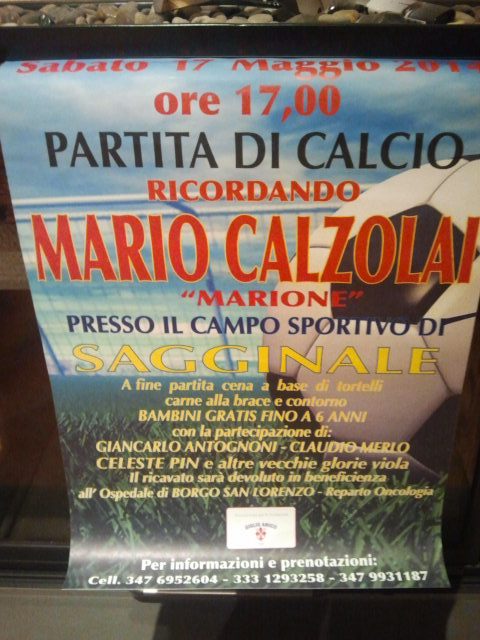 Anche gli ex viola a Sagginale in ricordo di “Marione”. Info...