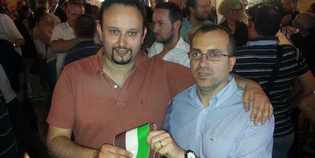 Borgo. Passaggio della fascia tra Bettarini e Omoboni, foto