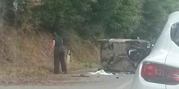 Auto ribaltata a Battiloro. Aggiornamenti e foto...