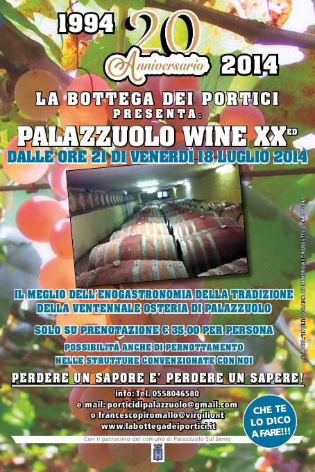 Palazzuolo Wine. La decima edizione, info...