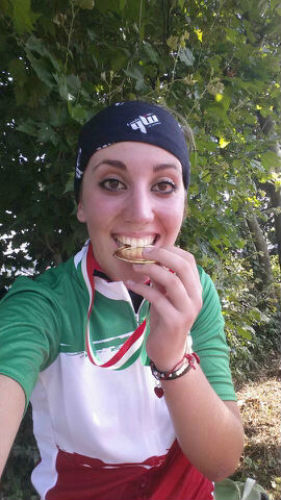 Valeria. Giovane barberinese campionessa italiana di ciclismo...