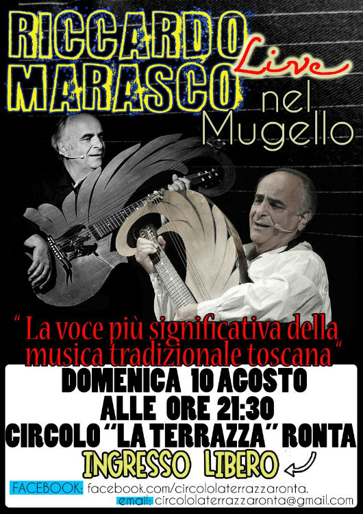 Ronta. Riccardo Marasco Live. info e orari...