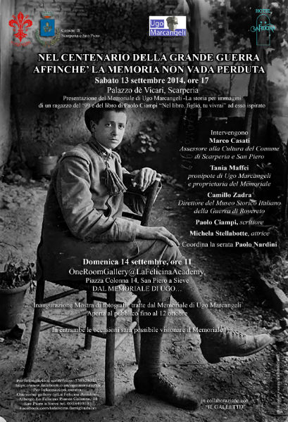 La Grande Guerra a Scarperia con le memorie di Ugo