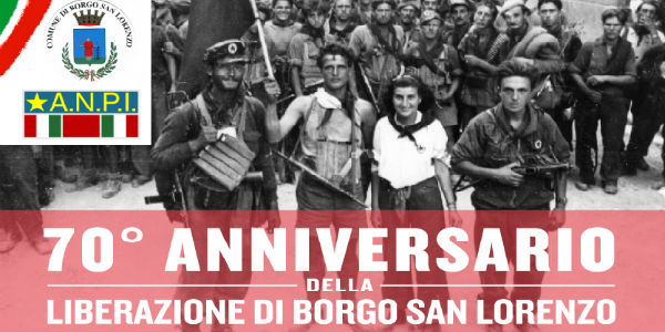 Borgo: 70 anni della Liberazione, Consiglio comunale celebrativo