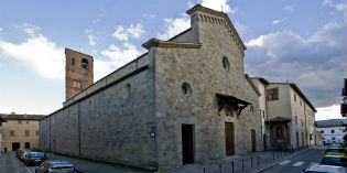 La tavola ritrovata collocata nella Pieve di San Lorenzo