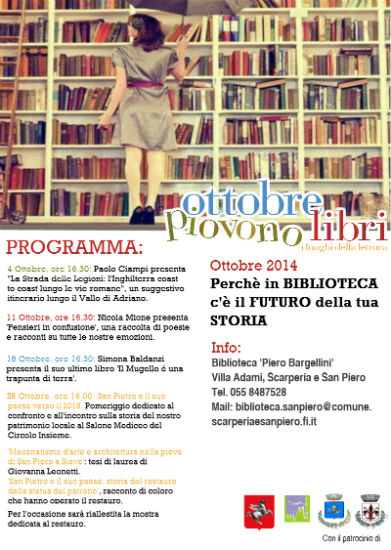 Scarperia San Piero. Ottobre ricco di eventi nelle biblioteche