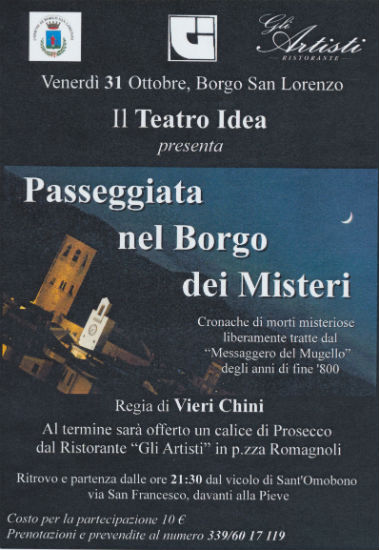 Il 'Borgo' dei misteri. Nuova iniziativa del Teatro Idea...