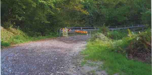 Nuova frana su Panoramica Ronta Gattaia