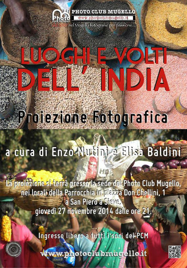 Proiezione Fotografica: Luoghi e Volti dell'India