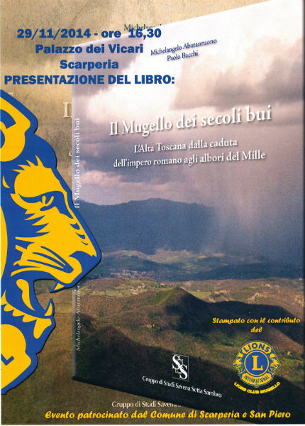 Il Mugello negli anni bui. Presentazione a Scarperia