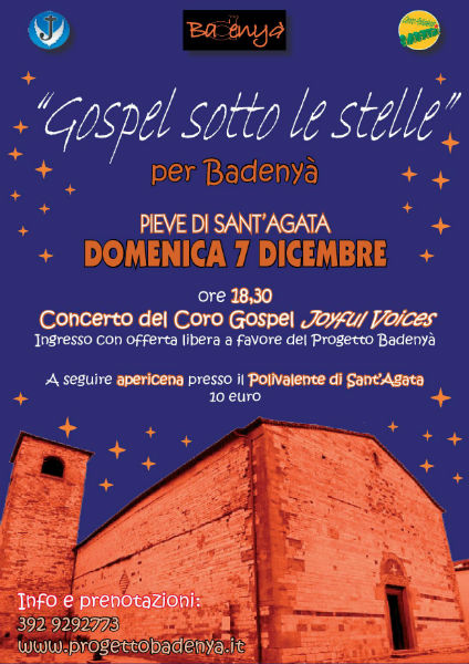 Gospel sotto le stelle per Badenyà con il coro “Joyful Voices”