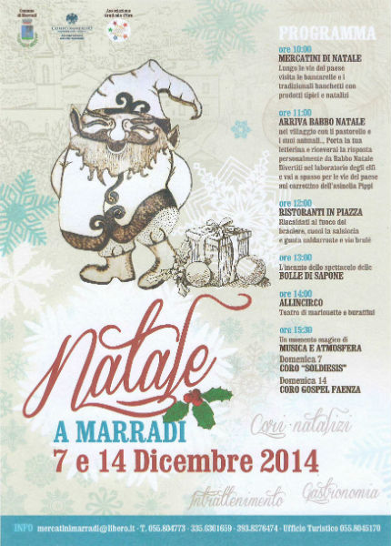 Marradi. Tornano i Mercatini di Natale, tutte le info....