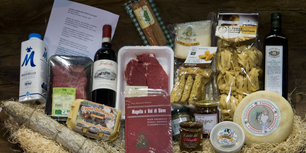 Un cesto per Papa Francesco , dagli allevatori del Mugello