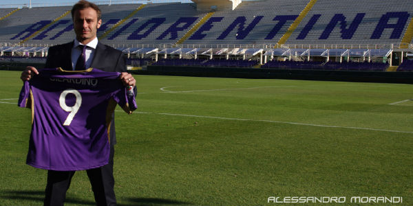 Gilardino e la Viola. Foto della presentazione...