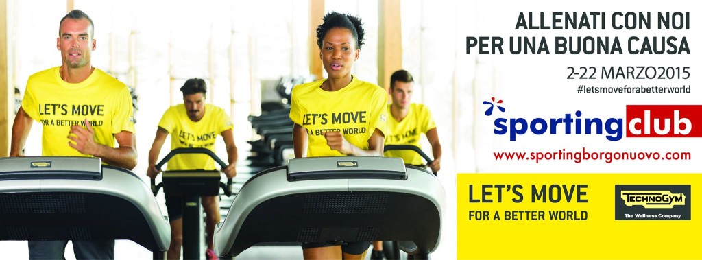 Let's Move. Il 2 Marzo inizia la sfida con SportingBorgonuovo