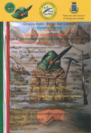 Alpini. Domenica il raduno a Borgo