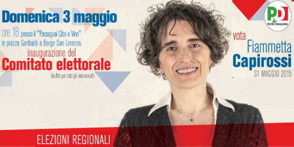 Inaugurazione Comitato elettorale Fiammetta Capirossi