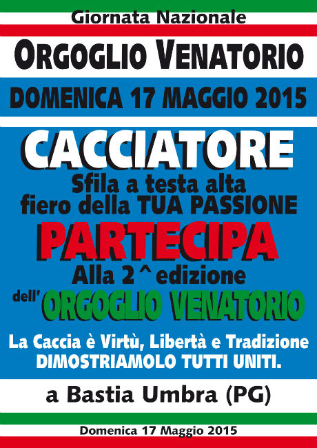 A Bastia la manifestazione dell'Orgoglio Venatorio