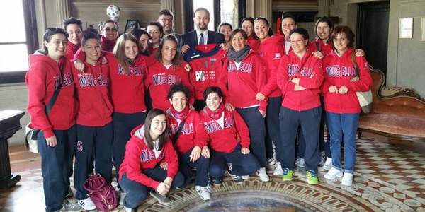 Pallamano Mugello. Atlete ricevute dal sindaco Omoboni