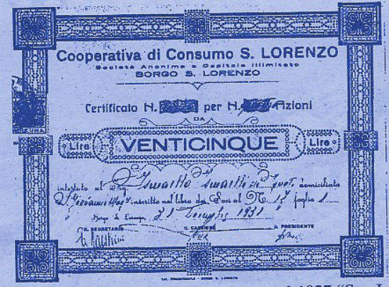 Cooperativa San Lorenzo. 95 anni e non li dimostra. 2° parte
