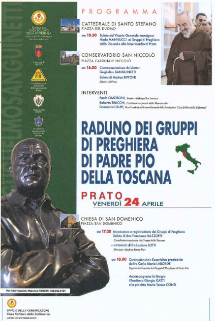 Ricordo del dott. Sanguinetti a Prato