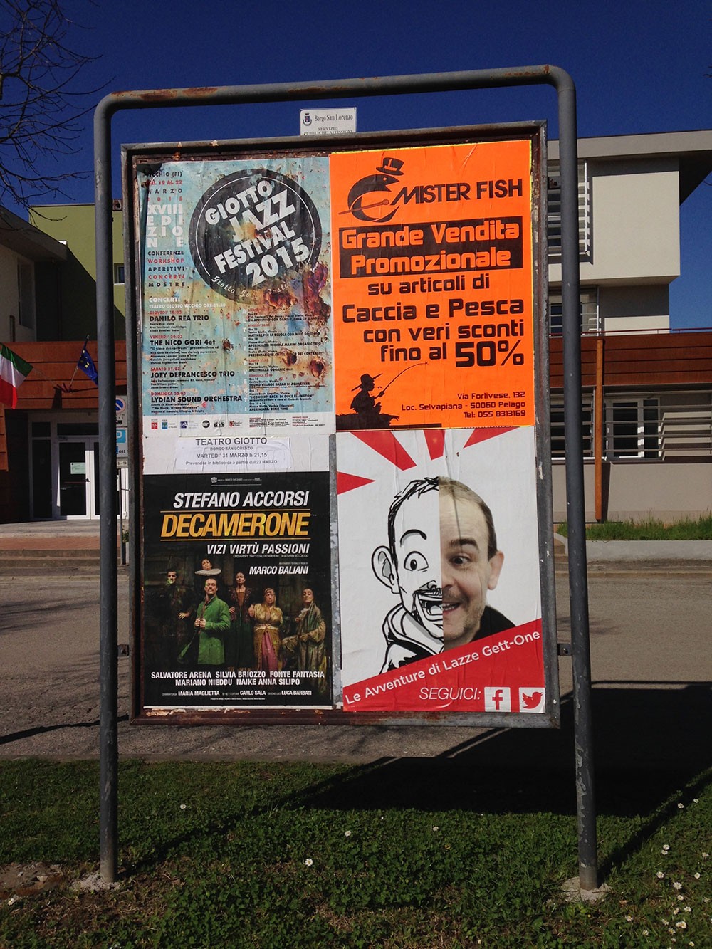 Lazze Gett-one. Il Supereroe con il gettone