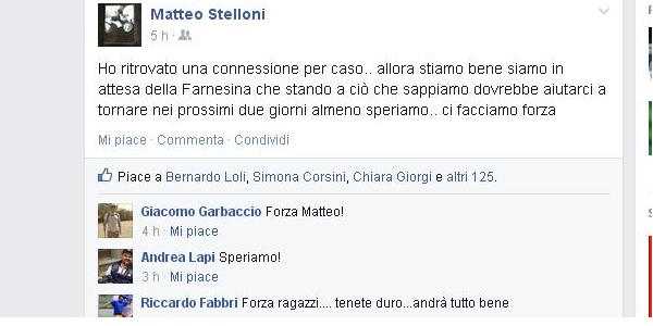 Nepal. Il post di Stelloni su Facebook, di lunedì