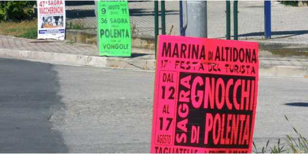 Sagre e pubblicità, come fare. Il Comune scrive alle associazioni