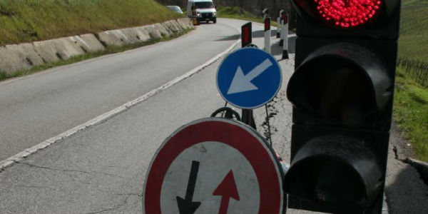 Senso unico alternato a Fontebuona