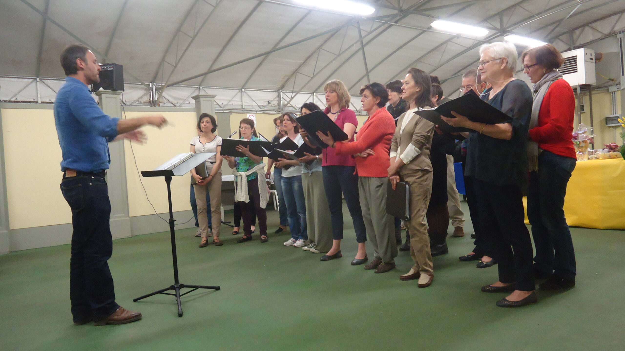 A cena per la Corale Santa Cecilia. Un successo