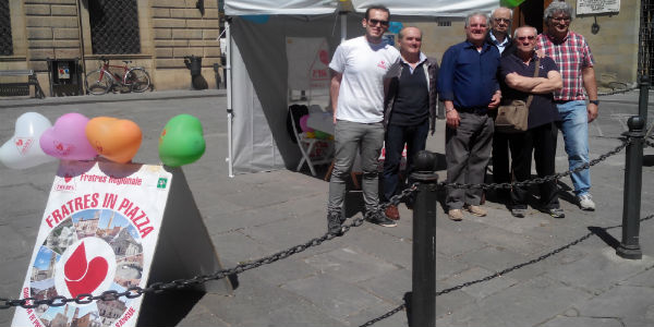 Gruppo Fratres in Piazza Garibaldi