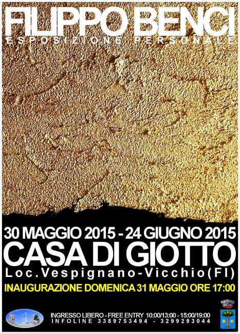 Filippo Benci espone alla Casa di Giotto