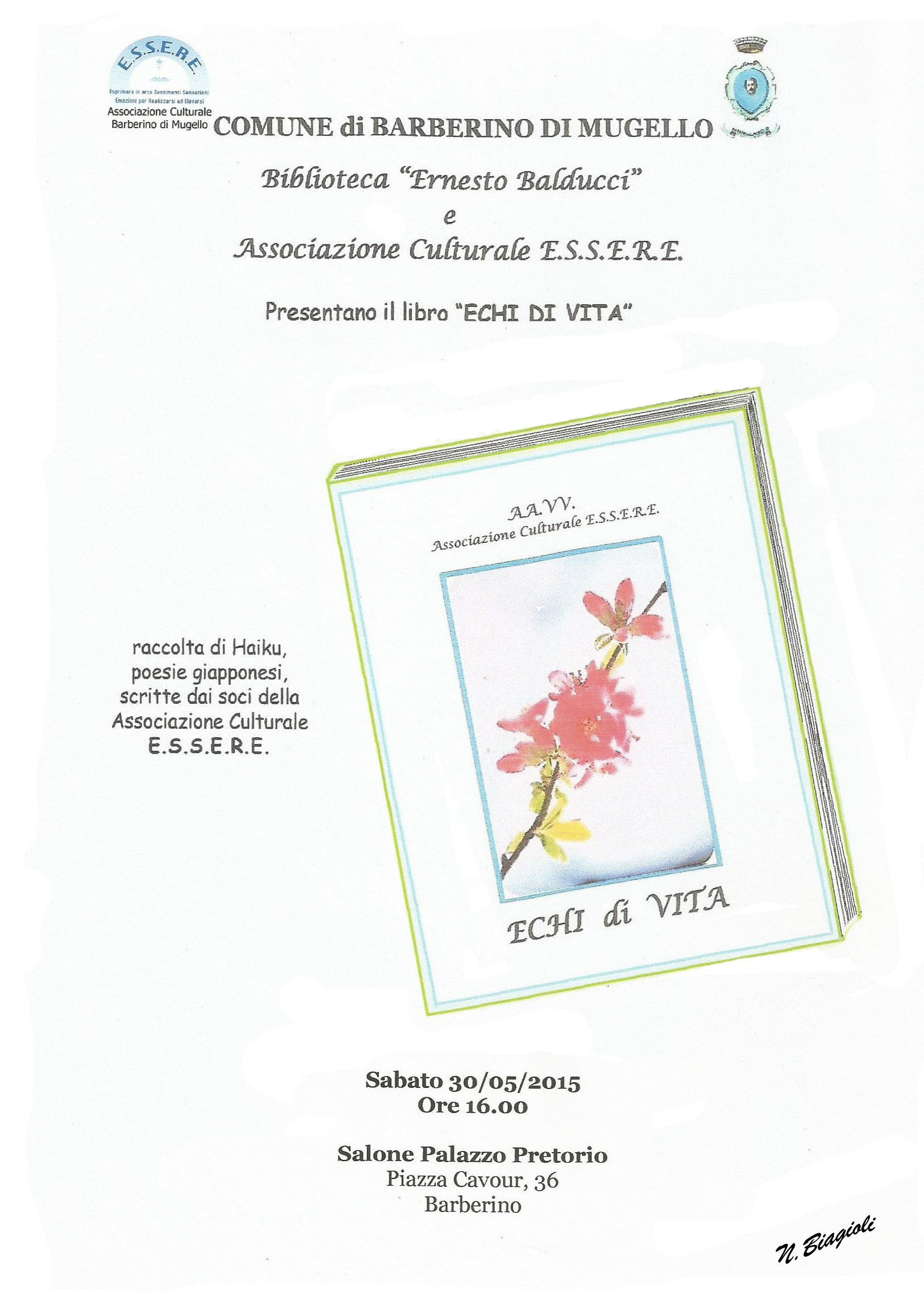 Echi di Vita. Presentati dall'Associazione E.S.S.E.R.E.