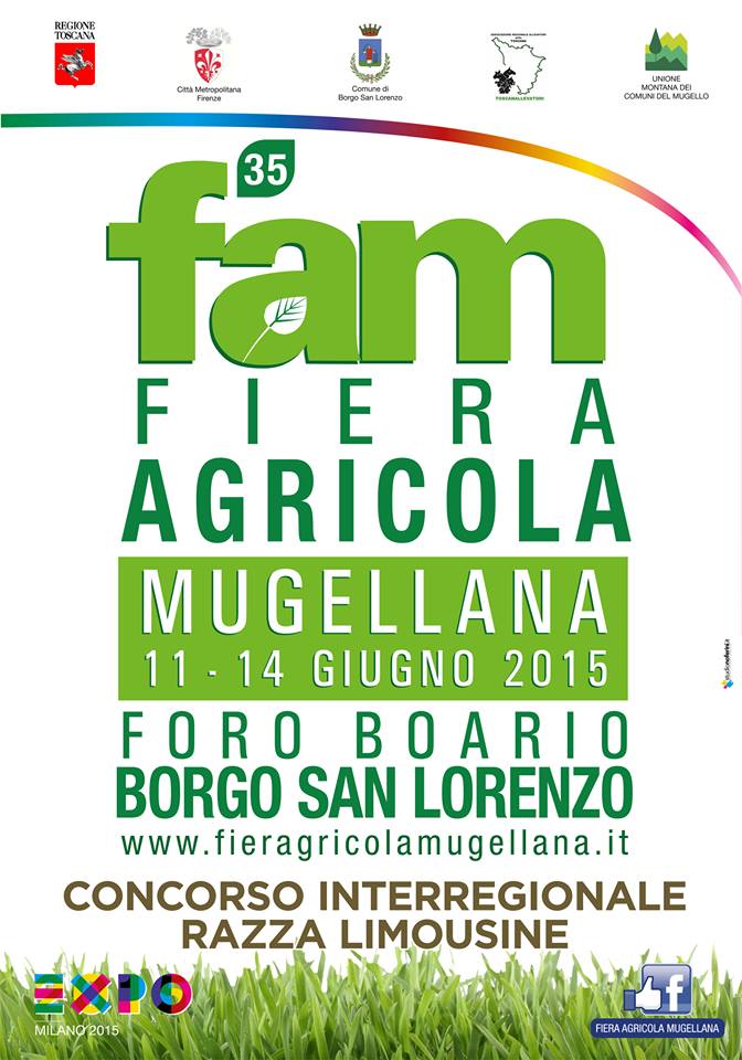 Dall'11 al 14 giugno, torna la Fiera Agricola Mugellana