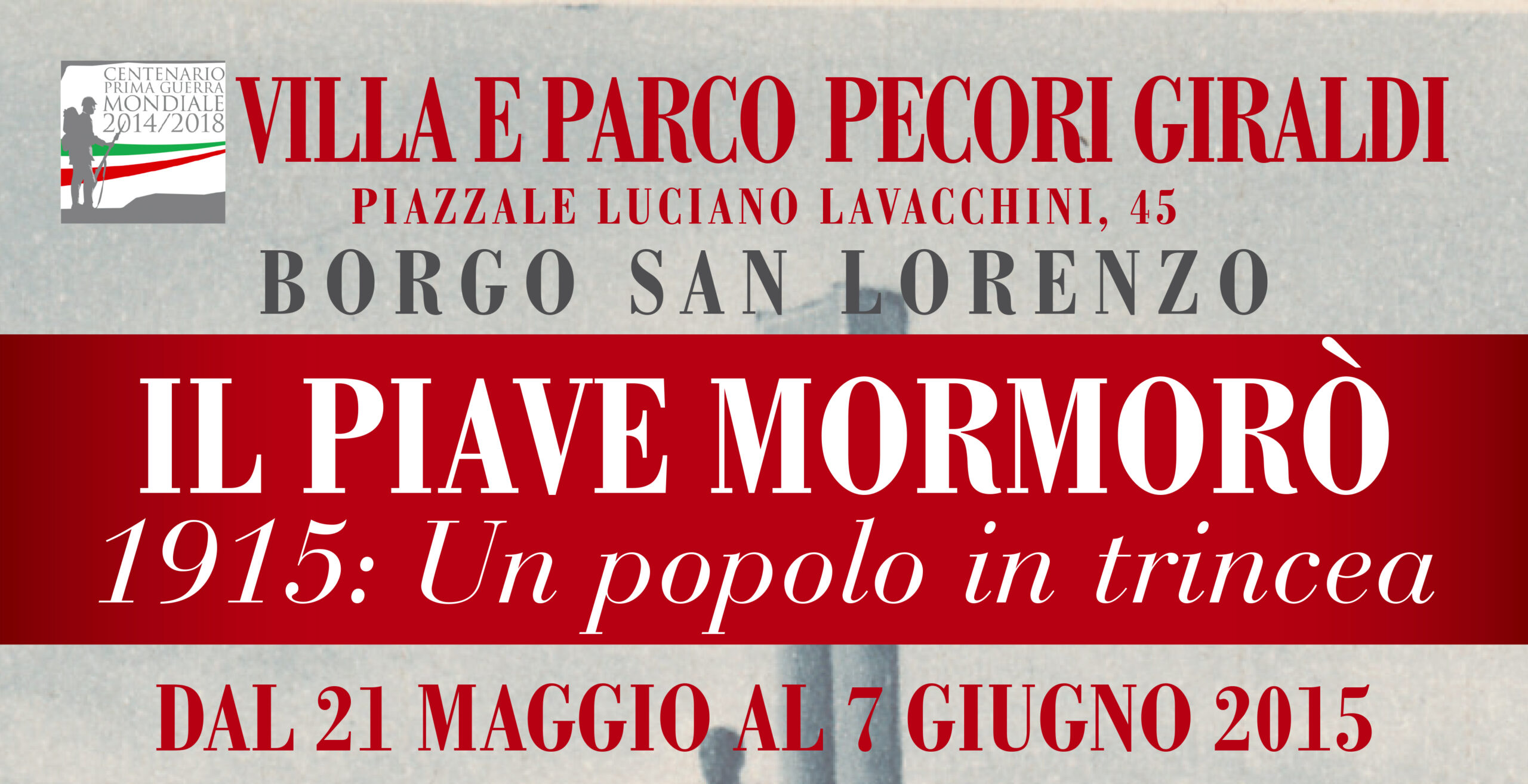 Le iniziative in ricordo della Grande Guerra a Borgo