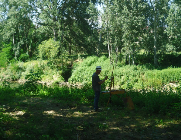 Gli artisti puliscono la Sieve a Ponte a Vicchio. Le foto