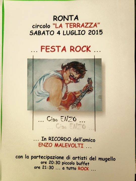 Concerto per “ Enzino ” al Circolo La Terrazza di Ronta. Dettagli e canzoni