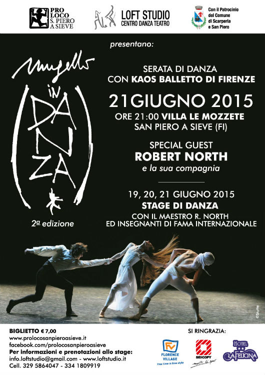 San Piero. Torna Mugello in Danza. Spettacoli e stage in villa