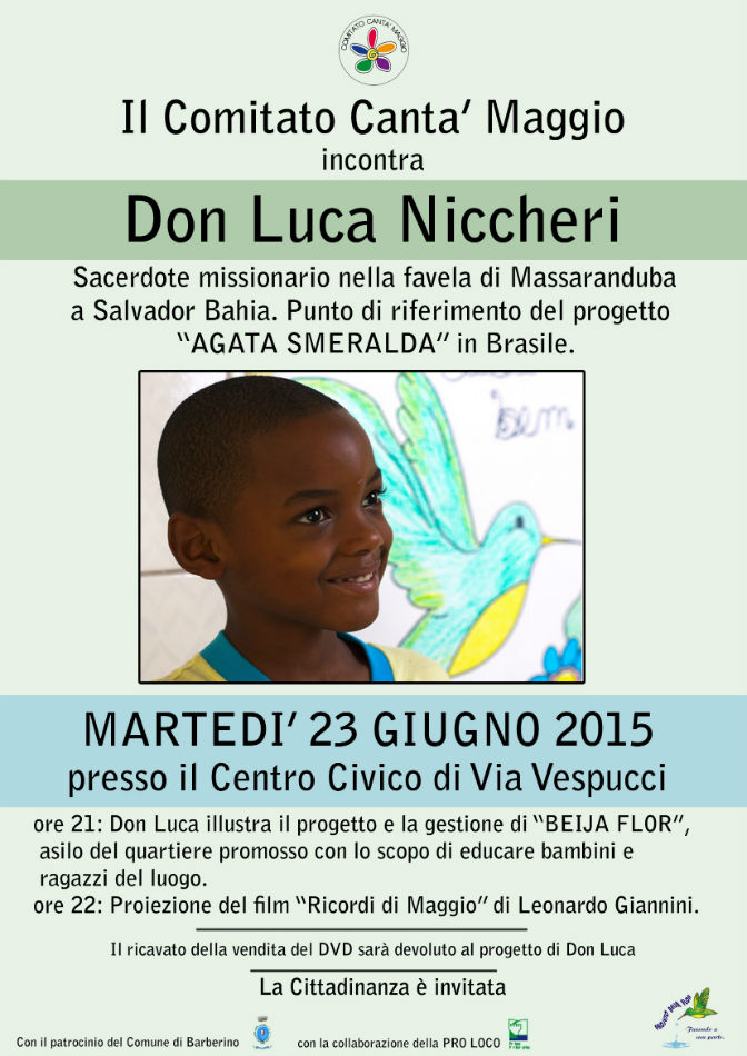 Una serata per Don Luca Niccheri ed il progetto Agata Smeralda