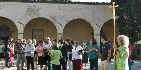La processione del Corpus Domini a Sant'Agata. Foto