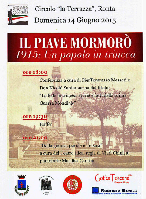 Un centenario commemorativo di alto livello a Villa Pecori