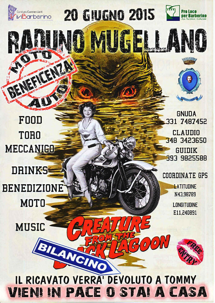 Raduno mugellano moto auto a Barberino