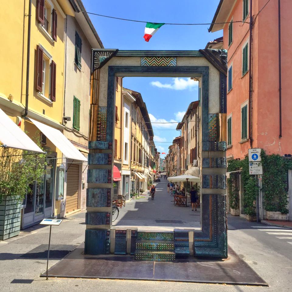 La quarta tappa. La tappa da Avenza a Pietrasanta