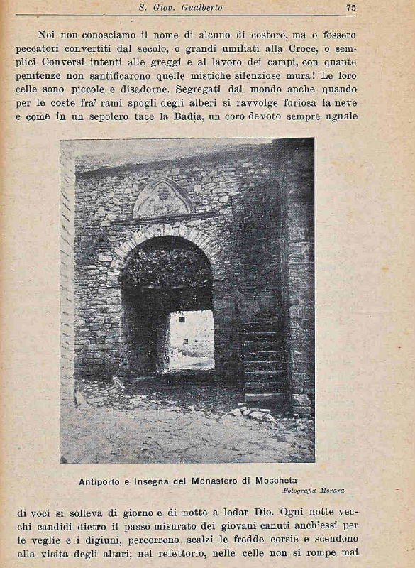 Pittura e scultura a Moscheta