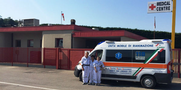 CRS Mugello. Servizio sanitario all’Autodromo del Mugello