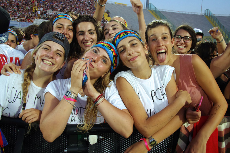 Il concerto di Lorenzo al Franchi. Foto di OK!Mugello